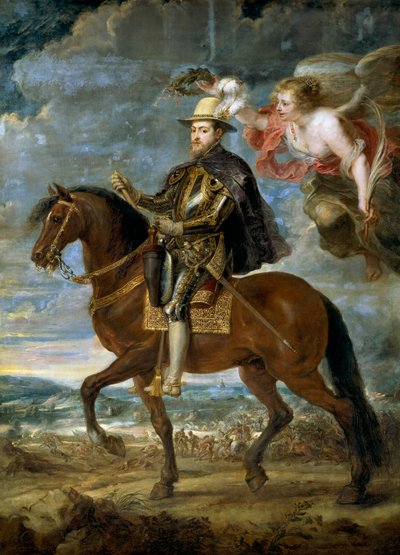 Portret van Filips II van Spanje door Peter Paul Rubens